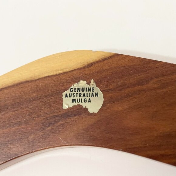 Vintage Australia Souvenir Wooden Boomerang Cribbage Board - Picture 10 of 16